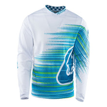 TLD GP Air Lightweight Jersey, White And Blue, Medium